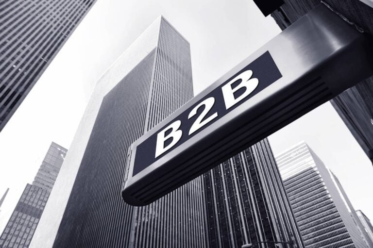 board showing b2b